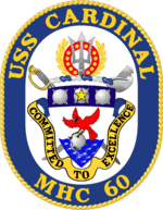 USS Cardinal MHC-60 Crest.png