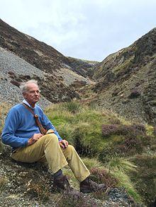 Count Nikolai Tolstoy on Hart Fell Scotland.JPG