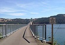 Looking east on rail-to-trail bridge over Lake Coeur d'Alene from its west end.jpg