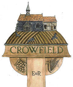 Crowfield Suffolk Village Sign.jpg