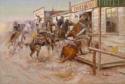 Charles Marion Russell – In Without Knocking – Google Art Project.jpg