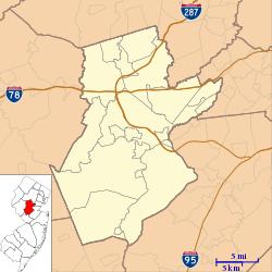 Van Wickle House is located in Somerset County, New Jersey