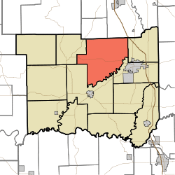 Location in Jackson County