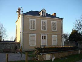 The old town hall in Lourouer-Saint-Laurent