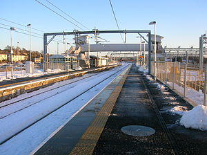 Bathgate railway station looking east.JPG