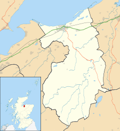 Auldearn is located in Nairn