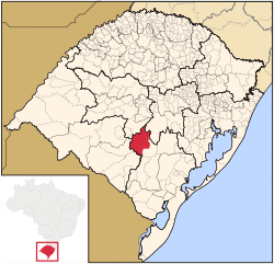 Location within Rio Grande do Sul