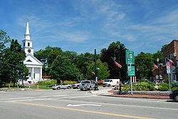 Sharon's town center in 2009