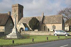 BrizeNorton StBritius & War Memorial.JPG