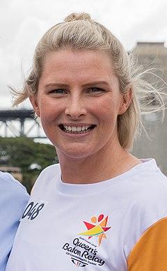 Leisel Jones at the Queen's Baton Relay, Sydney, Australia, 2018-02-03.jpg