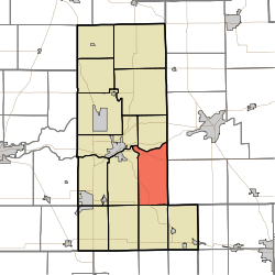 Location in Miami County