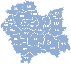 Division into counties
