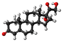 Cortodoxone 3D ball molecule view