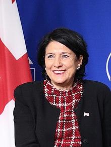 Salome Zourabichvili and Antonio Tajani (cropped).jpg
