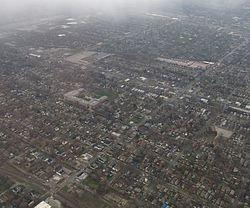 Roseland as viewed from above.