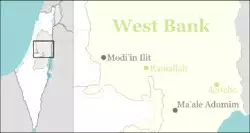 Beit El is located in the Central West Bank