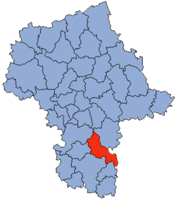 Location within the voivodeship