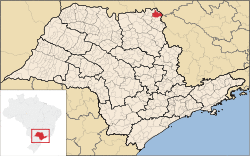 Location in São Paulo state