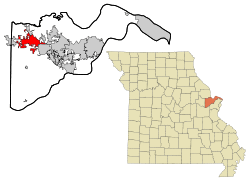 Location of Wentzville