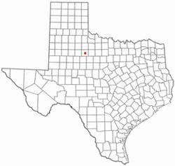 Location of Aspermont, Texas