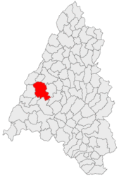 Location in Bihor County