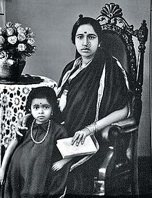 Gangubai with her daughter Krishna