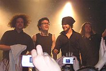 From left to right: Rantasalmi, Hakala, Ylönen and Heinonen