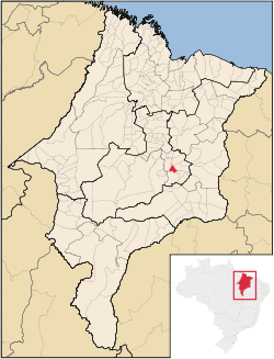 Location in Maranhão state