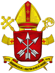 Brasão da Arquidiocese de São Sebastião do Rio de Janeiro.png