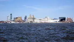 Liverpool skyline from the Mersey Ferry - 2012-05-27.JPG