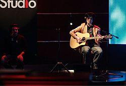 Mizraab performing live at Coke Studio.