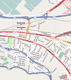 Street map of Woodstock
