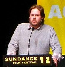 Tim Heidecker onstage presenting (cropped) (2).jpg