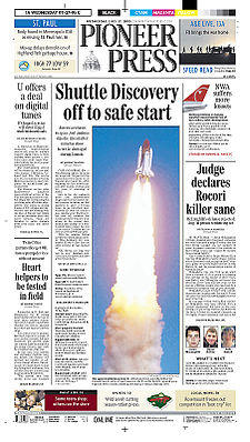 St. Paul Pioneer Press front page.jpg