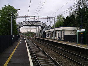 Berkswell railway station -from platform two -5y08.JPG