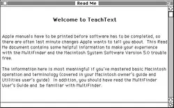 TeachText in System 4.2