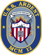 USS Ardent MCM-12 Crest.png