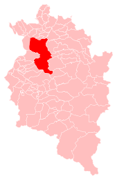 Location of Dornbirn within Vorarlberg
