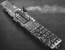 USS Boxer (CV-21) aerial photo in 1951.