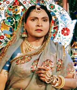 Durga Khote in Mughal E Azam.png