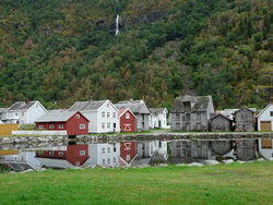 View of Lærdalsøyri