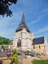 The church in Marais-Vernier