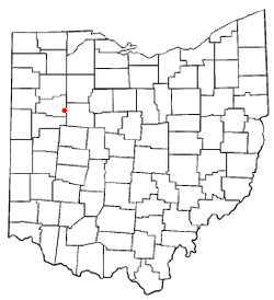 Location of Harrod, Ohio