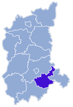 Location within the voivodeship