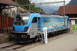 Bombardier TRAXX 187 002-1, 100 years of the Lötschberg, Lalden.jpg
