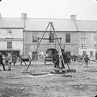 Town scales, in the market square, Donegal town (22352876126).jpg