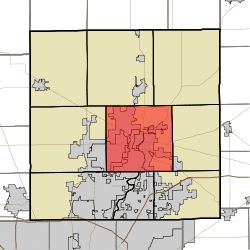 Location in Hamilton County