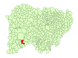 Location in Salamanca