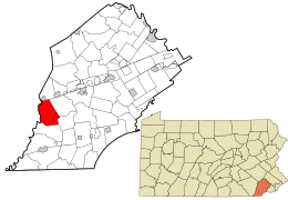 Location in Chester County and the U.S. state of Pennsylvania.