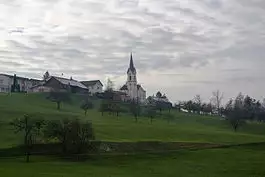 Hauptwil-Gottshaus village and St. Pelagiberg Church